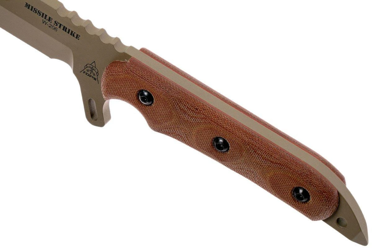 TOPS Knives TOPS Missile Strike MISS-01 Couteau Fixe, Kelly McCulley Design 7 TOPS Knives TOPS Missile Strike MISS-01 Couteau Fixe, Kelly McCulley Design – Image 5