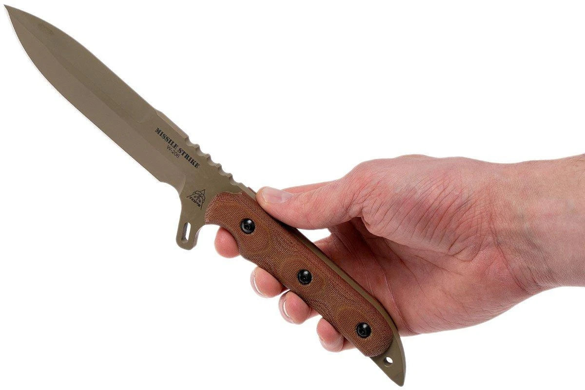 TOPS Knives TOPS Missile Strike MISS-01 Couteau Fixe, Kelly McCulley Design 8 TOPS Knives TOPS Missile Strike MISS-01 Couteau Fixe, Kelly McCulley Design – Image 6