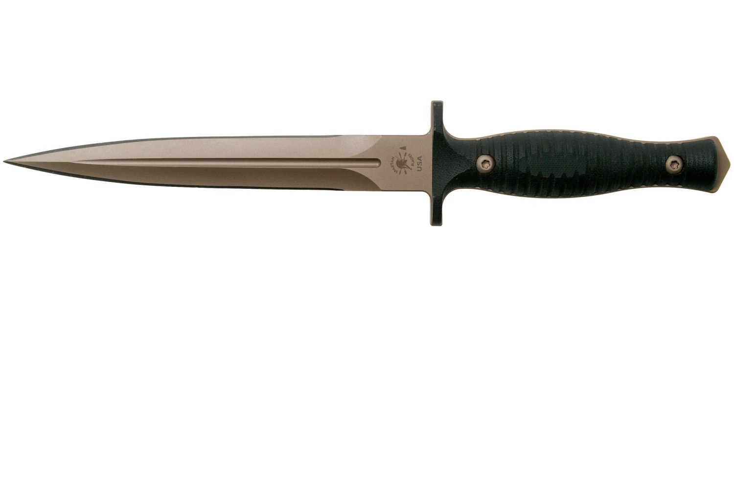 Spartan Blades George V14 Dagger Flat Dark Earth Blade, Black Handle, Dague 3 Spartan Blades George V14 Dagger Flat Dark Earth Blade, Black Handle, Dague