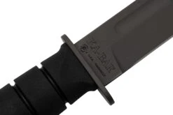 Spartan KA-BAR SB54 CPM MagnaCut, Black, Black Leather Sheath, Couteau Fixe -Couteaux Soldes Boutique USSB54BKBKLTBK 05 spartan