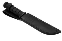 Spartan KA-BAR SB54 CPM MagnaCut, Black, Black Leather Sheath, Couteau Fixe -Couteaux Soldes Boutique USSB54BKBKLTBK 06 spartan
