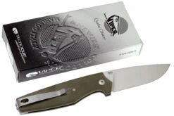 Viper Dan 1 5928GGR Green G10 N690, Drop-point -Couteaux Soldes Boutique VPV5928GGR 08 viper dan 1 vpv5928ggr 08