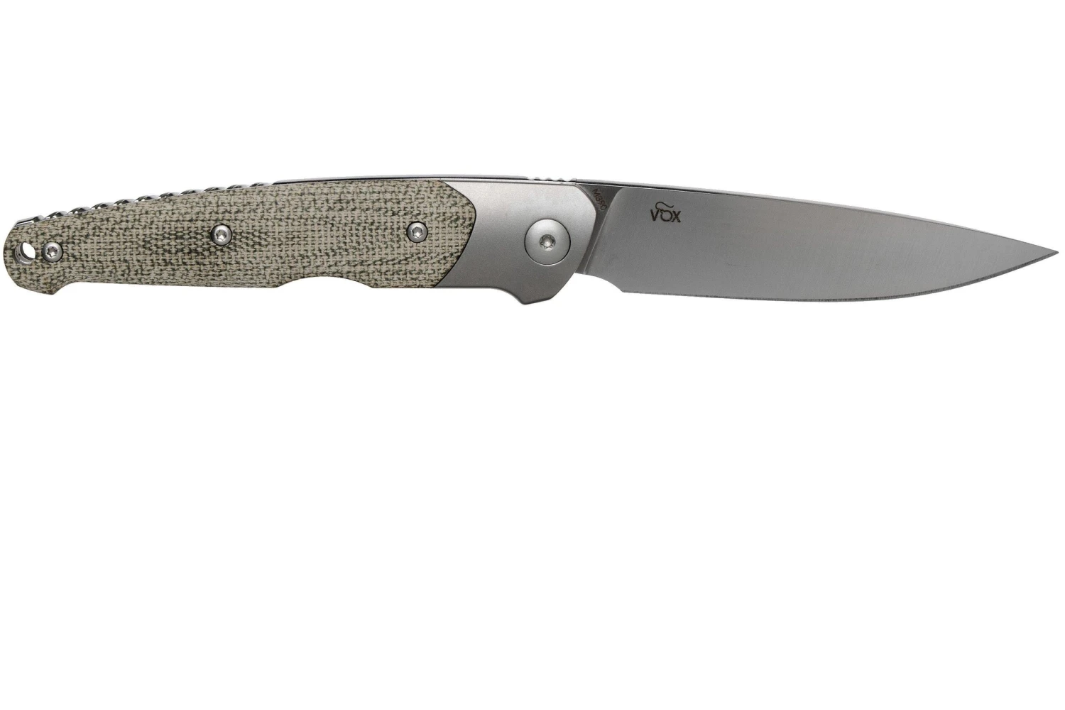 Viper Key V5978CV Bolster Green Canvas Micarta Couteau De Poche, Jesper Voxnaes Design 4 Viper Key V5978CV Bolster Green Canvas Micarta Couteau De Poche, Jesper Voxnaes Design – Image 2