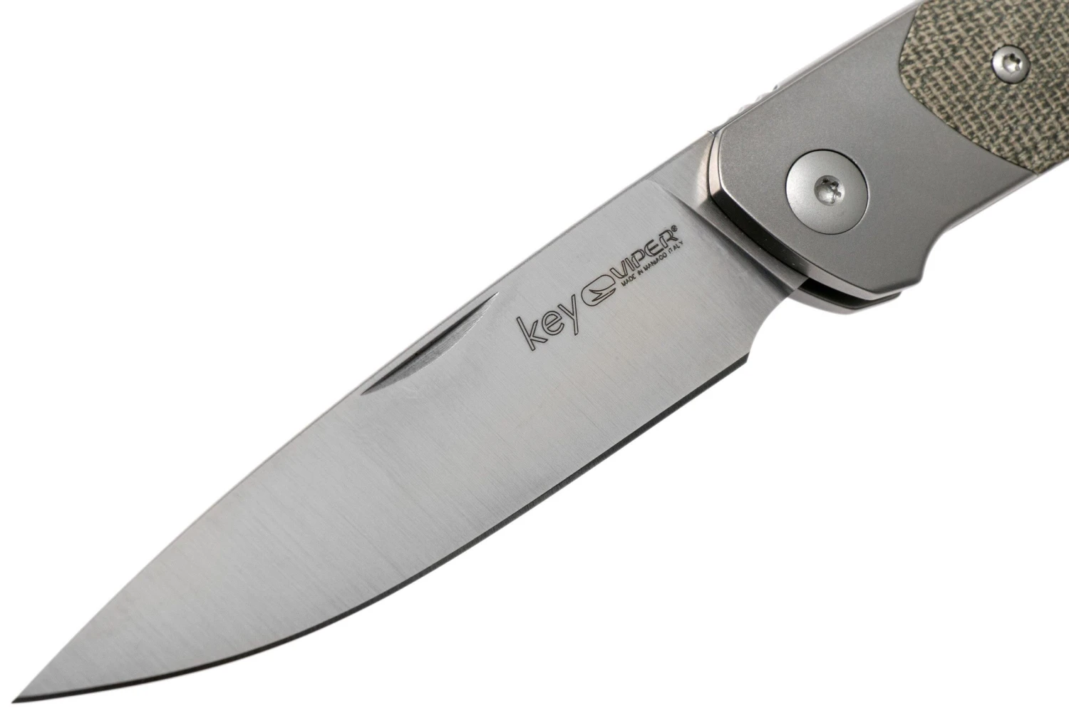 Viper Key V5978CV Bolster Green Canvas Micarta Couteau De Poche, Jesper Voxnaes Design 5 Viper Key V5978CV Bolster Green Canvas Micarta Couteau De Poche, Jesper Voxnaes Design – Image 3