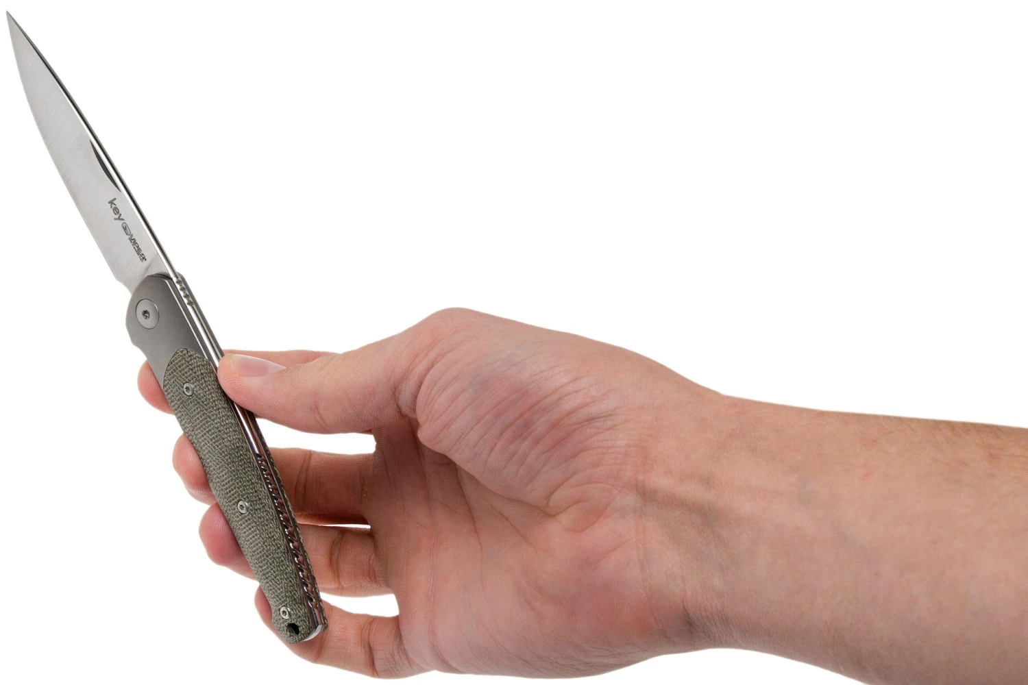 Viper Key V5978CV Bolster Green Canvas Micarta Couteau De Poche, Jesper Voxnaes Design 10 Viper Key V5978CV Bolster Green Canvas Micarta Couteau De Poche, Jesper Voxnaes Design – Image 8