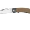 Viper Twin, V6002CN, Satin M390, Couteau De Poche Natural Canvas Micarta, Fabrizio Silvestrelli Design -Couteaux Soldes Boutique VPV6002CN 01 viper