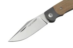 Viper Twin, V6002CN, Satin M390, Couteau De Poche Natural Canvas Micarta, Fabrizio Silvestrelli Design -Couteaux Soldes Boutique VPV6002CN 03 viper