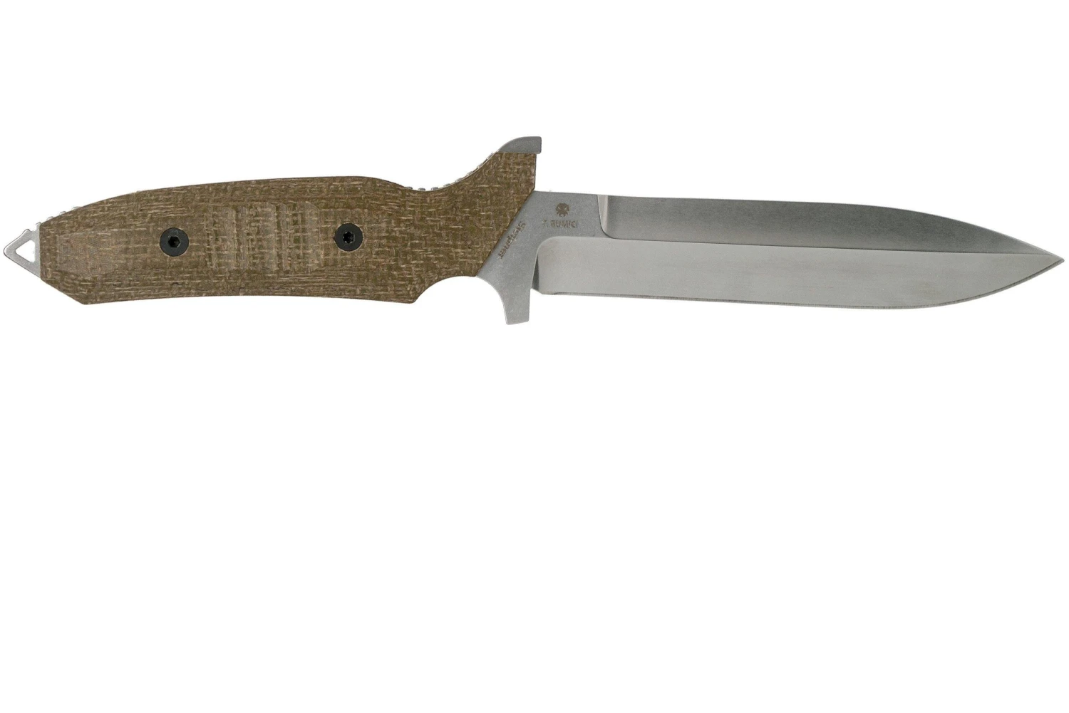 Viper Fearless VT4018CG Sleipner Stonewashed, Green Canvas Micarta, Couteau Fixe, Rumici Design 4 Viper Fearless VT4018CG Sleipner Stonewashed, Green Canvas Micarta, Couteau Fixe, Rumici Design – Image 2