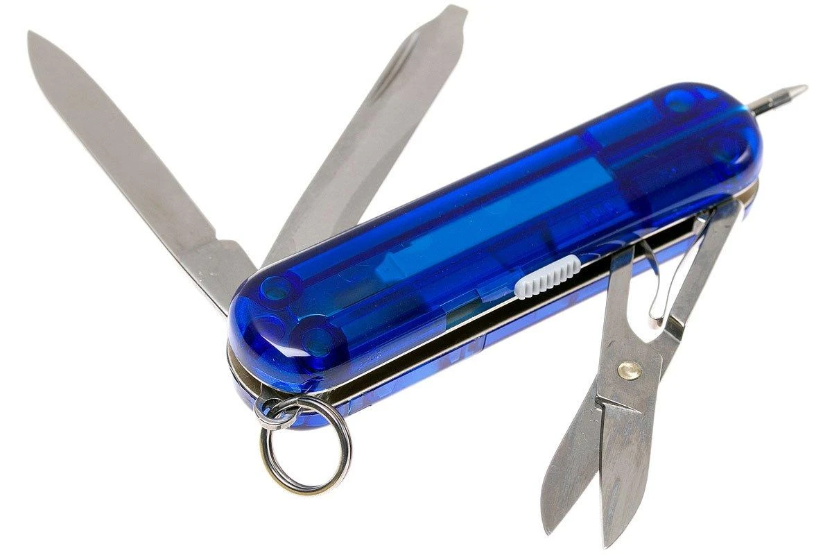 Victorinox Signature Lite Bleu Transparent 0.6226.T2 Couteau Suisse 4 Victorinox Signature Lite Bleu Transparent 0.6226.T2 Couteau Suisse – Image 2
