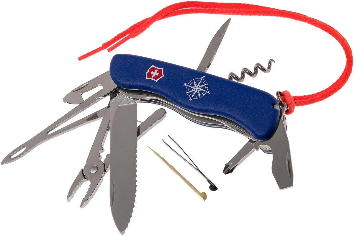 Victorinox Skipper Couteau Navigation Bleu 0.8593.2W Couteau Suisse 3 Victorinox Skipper Couteau Navigation Bleu 0.8593.2W Couteau Suisse