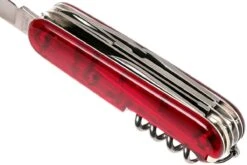 Victorinox Huntsman Rouge Transparent 1.3713.T Couteau Suisse -Couteaux Soldes Boutique VT1 3713 T 03 victorinox vt1 3713 t 03