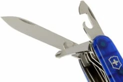 Victorinox Swisschamp Transparent Bleu 1.6795.T2 Couteau Suisse -Couteaux Soldes Boutique VT1 6795 T2 04 victorinox swisschamp 33 blauw transparant vt1 6795 t2 d4
