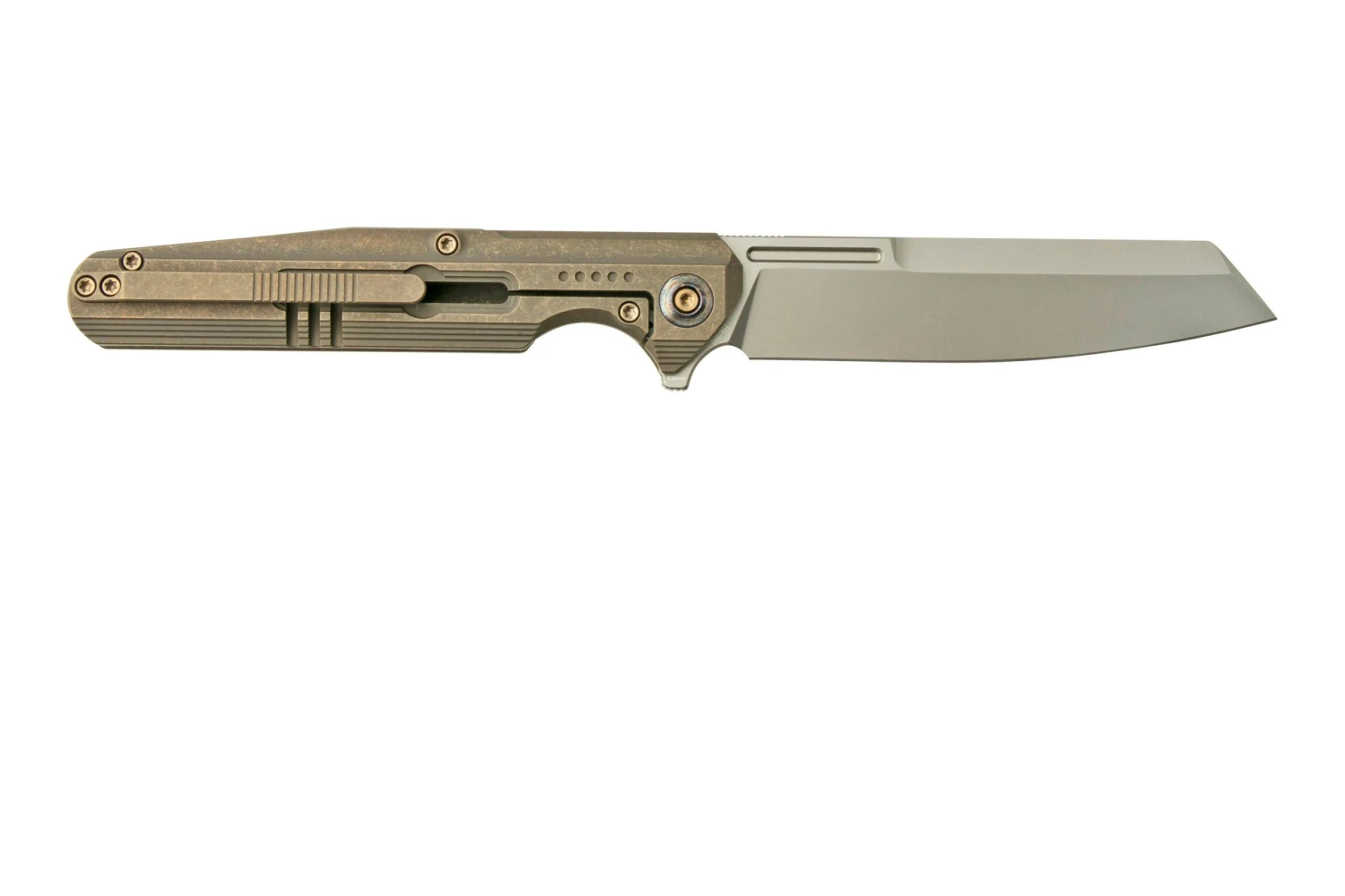 WE Knife Reiver Limited Edition WE16020-3, Bronze Titanium, Couteau De Poche 4 WE Knife Reiver Limited Edition WE16020-3, Bronze Titanium, Couteau De Poche – Image 2