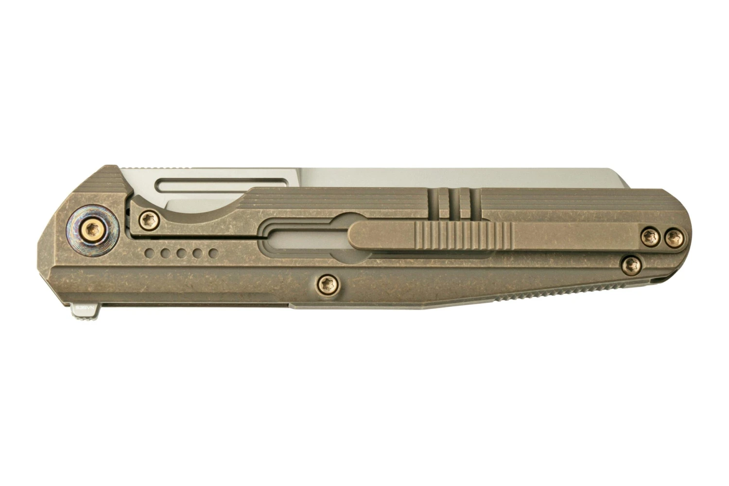 WE Knife Reiver Limited Edition WE16020-3, Bronze Titanium, Couteau De Poche 9 WE Knife Reiver Limited Edition WE16020-3, Bronze Titanium, Couteau De Poche – Image 7