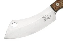 White River Camp Cleaver WRCC55-BNA Natural Burlap Micarta, Couteau De Camping -Couteaux Soldes Boutique WRCC55 BNA 03 whiteriver