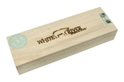 White River Camp Cleaver WRCC55-BNA Natural Burlap Micarta, Couteau De Camping -Couteaux Soldes Boutique WRCC55 BNA 09 whiteriver