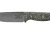 White River Knives Ursus 45 Black & OD Green Linen Micarta Couteau De Bushcraft -Couteaux Soldes Boutique WRUR45 LBO 01 white river knives