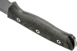 White River Knives Ursus 45 Black & OD Green Linen Micarta Couteau De Bushcraft -Couteaux Soldes Boutique WRUR45 LBO 04 white river knives