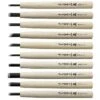 Yoshiharu W-10 Mitomoto Couteaux à Bois Japonais, Set De 10 Avec étui En Tissu